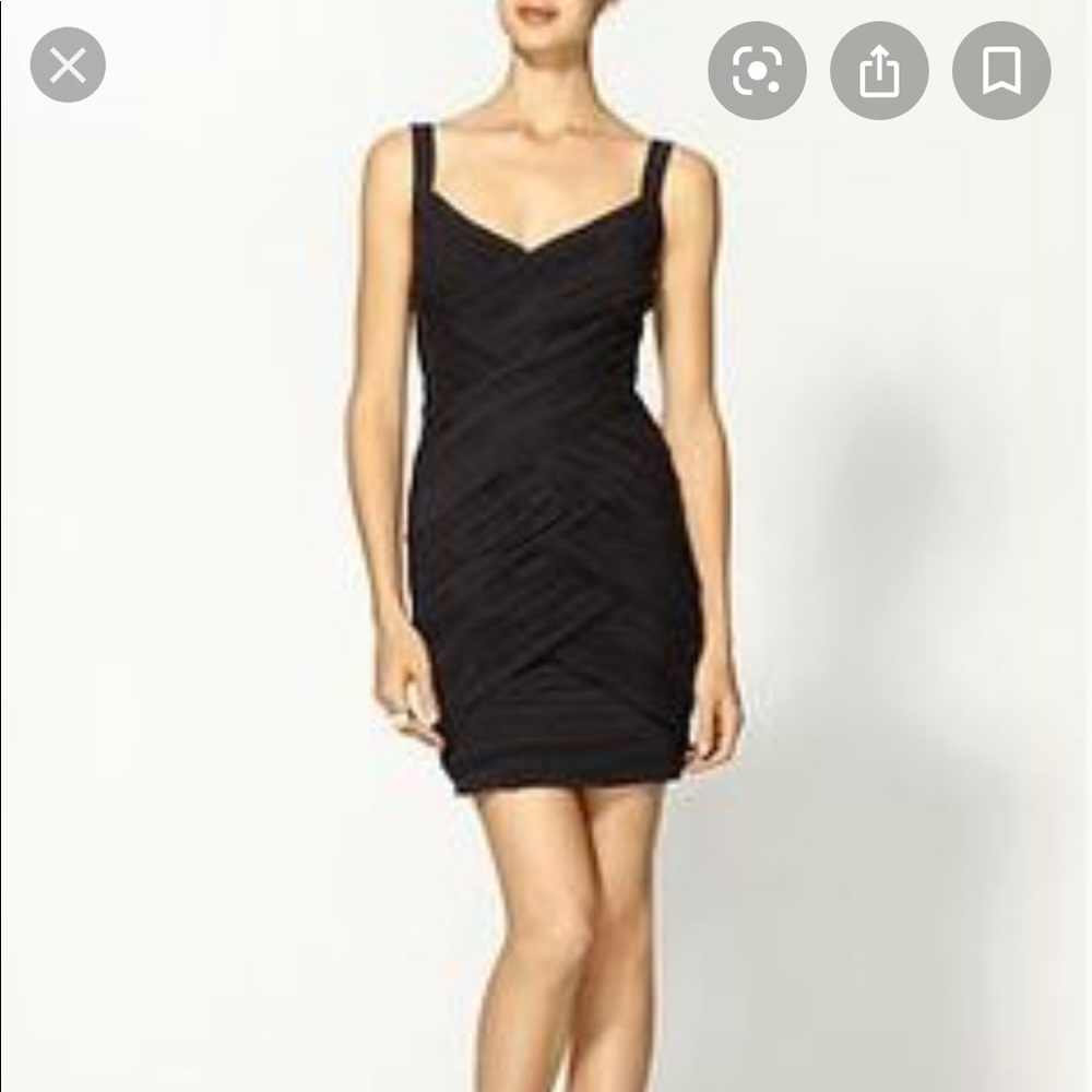 Bailey 44 Navy Blue Mayhem Bandage Dress XS